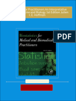 [Ebooks PDF] download Biostatistics for Practitioners An Interpretative Guide for Medicine and Biology 1st Edition Julien I. E. Hoffman full chapters