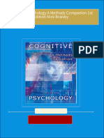 Full Download Cognitive Psychology A Methods Companion 1st Edition Nick Braisby PDF DOCX