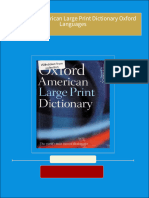 The Oxford American Large Print Dictionary Oxford Languages download pdf