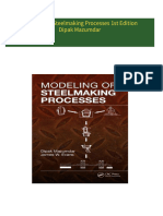 Download Complete Modeling of Steelmaking Processes 1st Edition Dipak Mazumdar PDF for All Chapters