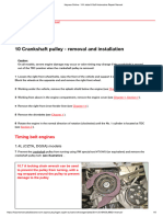 2a Four-cylinder engines 10 Crankshaft pulley - removal and installation