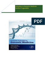 Economic Evaluation in Genomic Medicine Vasilios Fragoulakis 2024 Scribd Download