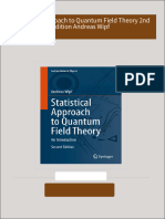 Full download Statistical Approach to Quantum Field Theory 2nd Edition Andreas Wipf pdf docx