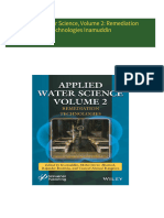 [FREE PDF sample] Applied Water Science, Volume 2: Remediation Technologies Inamuddin ebooks