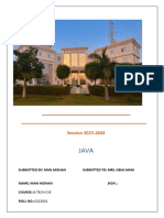 PRACTICLE OF JAVA (2)