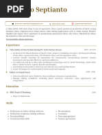 Pratomo Septianto's CV