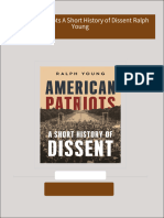 American Patriots A Short History of Dissent Ralph Young 2024 scribd download