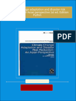 Full download Climate change adaptation and disaster risk management an Asian perspective 1st ed. Edition Pulhin pdf docx