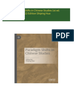 Complete Download Paradigm Shifts in Chinese Studies 1st ed. 2022 Edition Shiping Hua PDF All Chapters