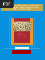 Immediate download The first Islamic reviver Abū H āmid al Ghazālī and his Revival of the religious sciences 1st Edition Kenneth Garden ebooks 2024