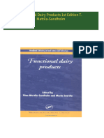 Instant Download Functional Dairy Products 1st Edition T. Mattila-Sandholm PDF All Chapters