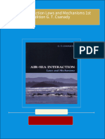 Instant download Air Sea Interaction Laws and Mechanisms 1st Edition G. T. Csanady pdf all chapter