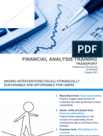 Session 3 Financial Analysis and Modeling for Transport Projects Presentation Final 0 (1)