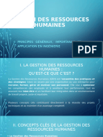 Gestion des Ressources Humaines