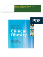 Download Practical Manual of Clinical Obesity 1st Edition Robert Kushner ebook All Chapters PDF