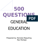 500 question in general ed