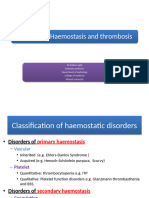 Disorders of Haemostasis-RS 2