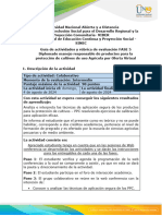 Guía de Actividades y Rúbrica de Evaluación - Unidad 2 - Fase 5 - Aplicación Segura y Eficaz de Productos Para La Protección de Cultivos (PPC)