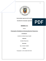 Principales Entidades de Irmediación Financiera