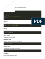 C++ Cheatsheet - CodeWithHarry