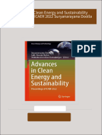 PDF Advances in Clean Energy and Sustainability Proceedings of ICAER 2022 Suryanarayana Doolla download