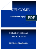 SOLAR THERMAL Propulsion - Seminar of Electrical Engineering - EEERulez - Blogspot.in