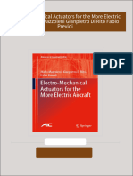 Electro Mechanical Actuators for the More Electric Aircraft Mirko Mazzoleni Gianpietro Di Rito Fabio Previdi 2024 Scribd Download