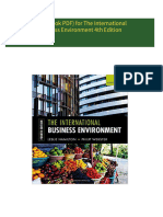 (eTextbook PDF) for The International Business Environment 4th Edition download pdf