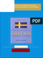 Download Historical Dictionary of Sweden Historical Dictionaries of Europe 2nd Edition Irene Scobbie ebook All Chapters PDF