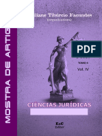 BOOKF156c FACUNDES, Williane Tibúrcio (Orgª.). Ciências Jurídicas na Amazônia Sul-Ocidental: mostra de artigos./ Williane Tibúrcio Facundes (organizadora). – 1. ed. – Rio Branco: EAC Editor, Edição dos autores, 2024. 210 p.; il. 14,8x21 cm. Tomo IV; Vol. 4. (E-Book) ISBN: 978-65-01-27605-21.Ciências Jurídicas; 2. Direito; 3. Amazônia; I. Título. CDD 340.07