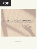 El ABC de la meditación