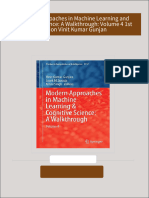 Full download Modern Approaches in Machine Learning and Cognitive Science: A Walkthrough: Volume 4 1st Edition Vinit Kumar Gunjan pdf docx