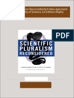 Get Scientific Pluralism Reconsidered A New Approach to the Dis Unity of Science 1st Edition Ruphy PDF ebook with Full Chapters Now