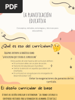 La planificación educativa