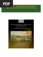 Download Wordsworth’s Monastic Inheritance: Poetry, Place, and the Sense of Community Jessica Fay ebook All Chapters PDF