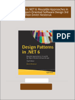 Design Patterns in .NET 6: Reusable Approaches in C# and F# for Object-Oriented Software Design 3rd Edition Dmitri Nesteruk 2024 scribd download