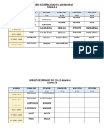 Horário Recuperação 2024 (Atual)