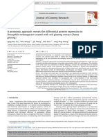 A proteomic approach reveals the differential protein expression in Drosophila melanogaster treated with red ginseng extract