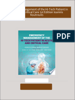 Immediate download Emergency Management of the Hi-Tech Patient in Acute and Critical Care 1st Edition Ioannis Koutroulis ebooks 2024