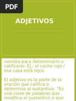 ADJETIVOS. diapositiva