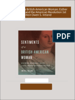 Get Sentiments of a British-American Woman: Esther DeBerdt Reed and the American Revolution 1st Edition Owen S. Ireland free all chapters