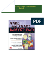 HTML XHTML DeMYSTiFieD 1st Edition Lee Cottrell download pdf