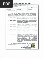 TESDA Circular No. 121-2020