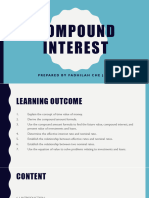 Topic 2 Compound Interest