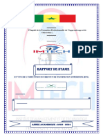 Page de garde Rapport de stage