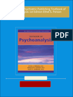 Complete Download The American Psychiatric Publishing Textbook of Psychoanalysis 1st Edition Ethel S. Person PDF All Chapters