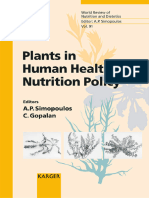 Artemis P. Simopoulos, C. Gopalan - Plants in Human Health and Nutrition Policy (World Review of Nutrition and Dietetics) (v. 91)-S. 