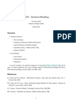 M2S2 - Statistical Modelling: DR Axel Gandy Imperial College London Spring 2011