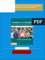 Instant Download Evidence for Health From Patient Choice to Global Policy 1st Edition Dr Anne Andermann PDF All Chapters