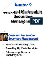 Ch09 Cash and Marketable Securities Management